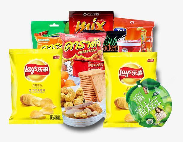乐事薯片与休闲零食高清素材 免抠PNG设计资源免费下载